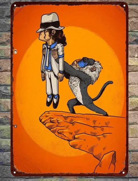 plaque d�co Michael Jackson Wizernes (62)