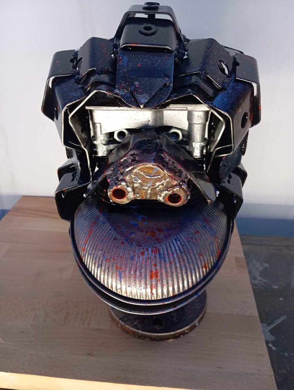 sculpture m&eacute;tal robot Décoration