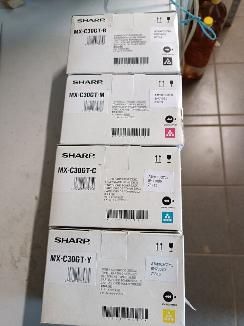 lot de 4 cartouches pour imprimante Matériel informatique