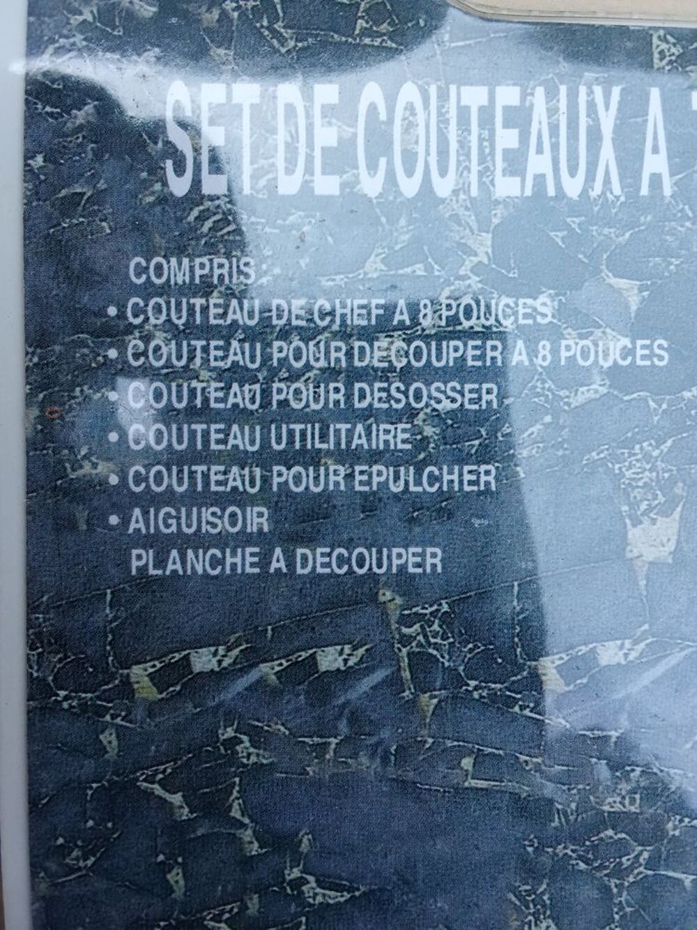 S&eacute;rie de 5 couteaux sup&eacute;rieurs INOX Cuisine