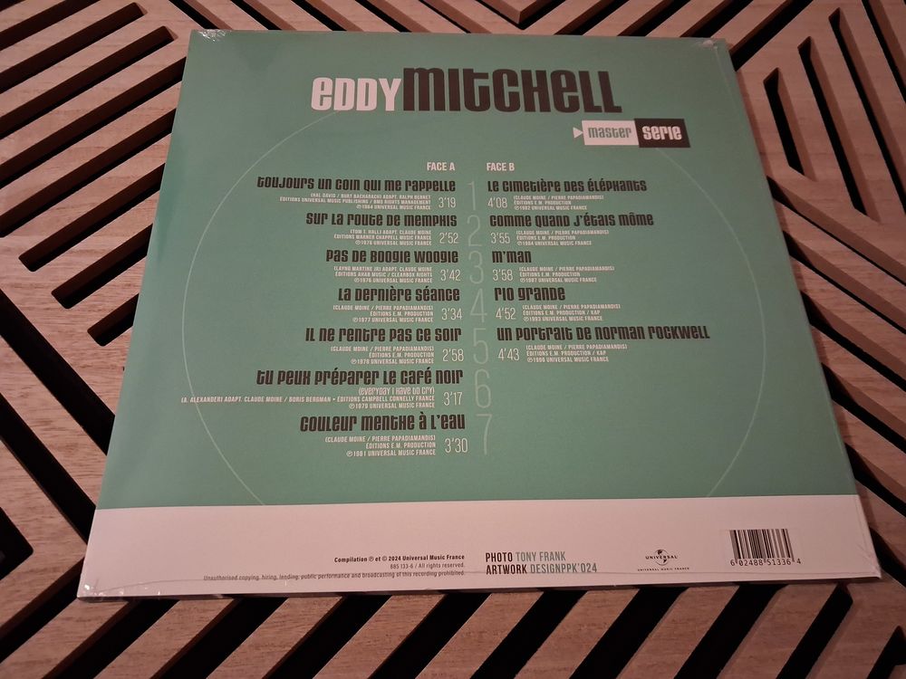 LP 33 TOURS EDDY MITCHELL 
CD et vinyles