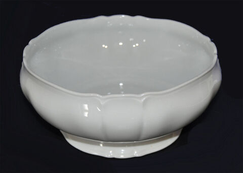 Saladier blanc porcelaine de Limoges art nouveau 15 Orlans (45)