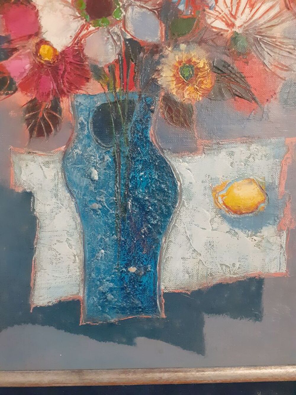 Ren&eacute; Margotton, huile sur toile, tableau 