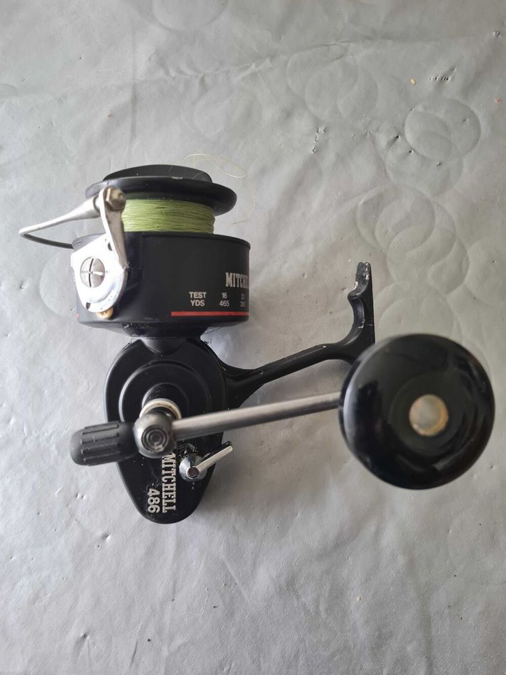 Ancien moulinet de p&ecirc;che au lancer en mer MITCHELL 486 Sports