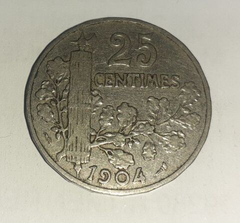 25 centimes 1904 6 Armentières (59)