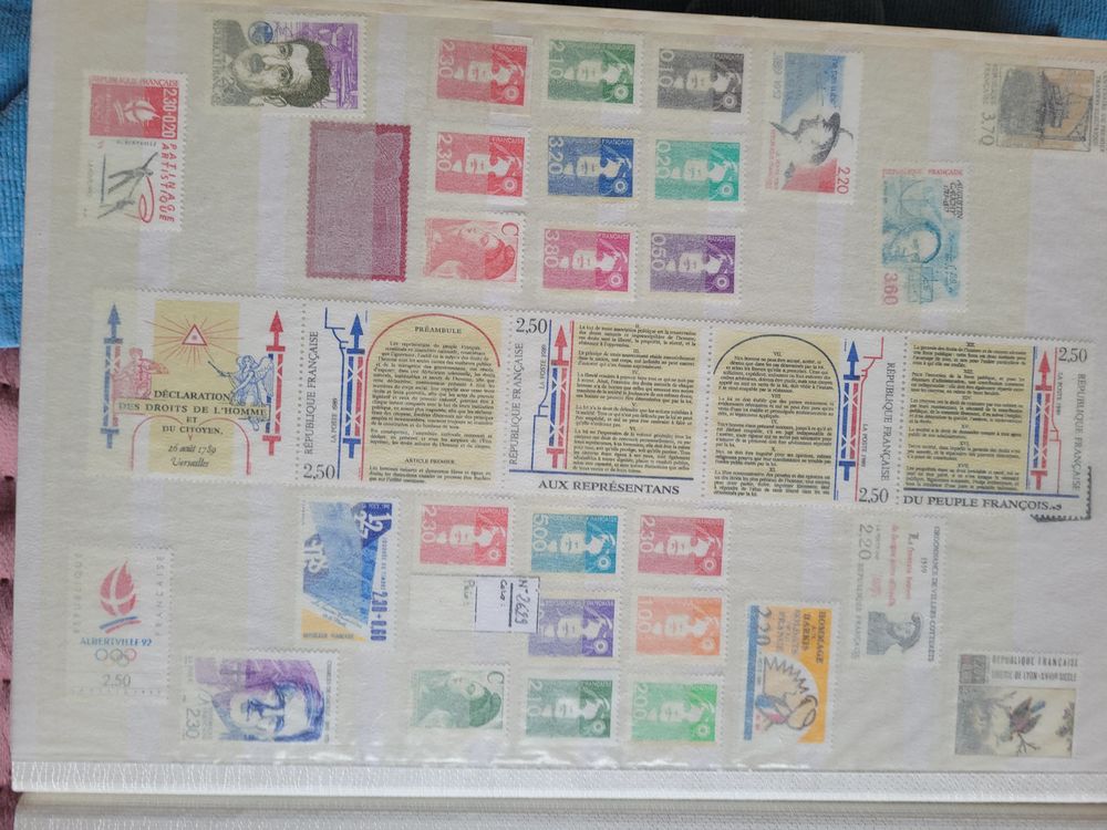 COLLECTION TIMBRES FRANCAIS 