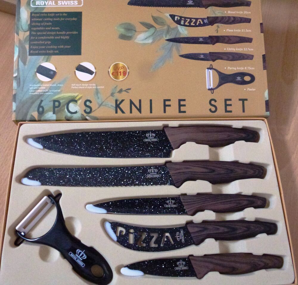 Couteaux Cuisine Royal Swiss Knife Set 6 pi&egrave;ces (59710) Cuisine