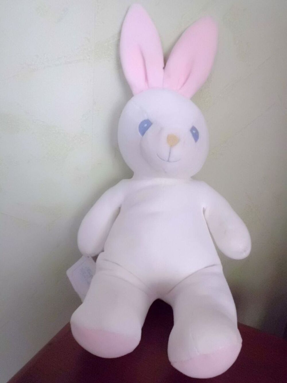 PELUCHE LAPIN BLANC TARTINE ET CHOCOLAT Jeux / jouets