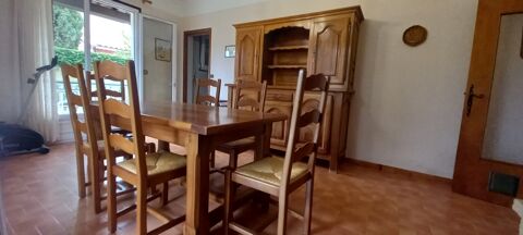 Bahut 2corps noyer 0 Meyrargues (13)