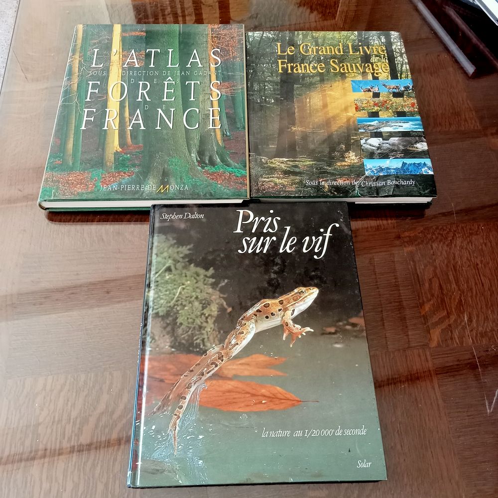 3 albums sur les for&ecirc;ts, la France Sauvage, pris sur le vif Livres et BD