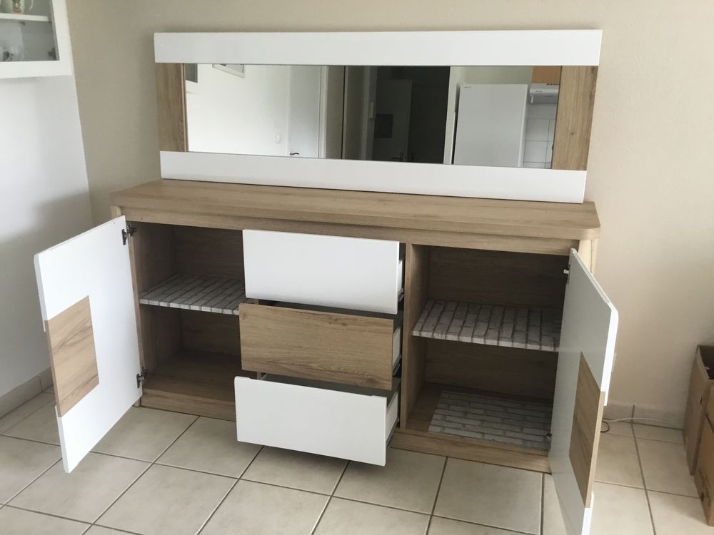 Buffet de rangement belini en chene 
Meubles