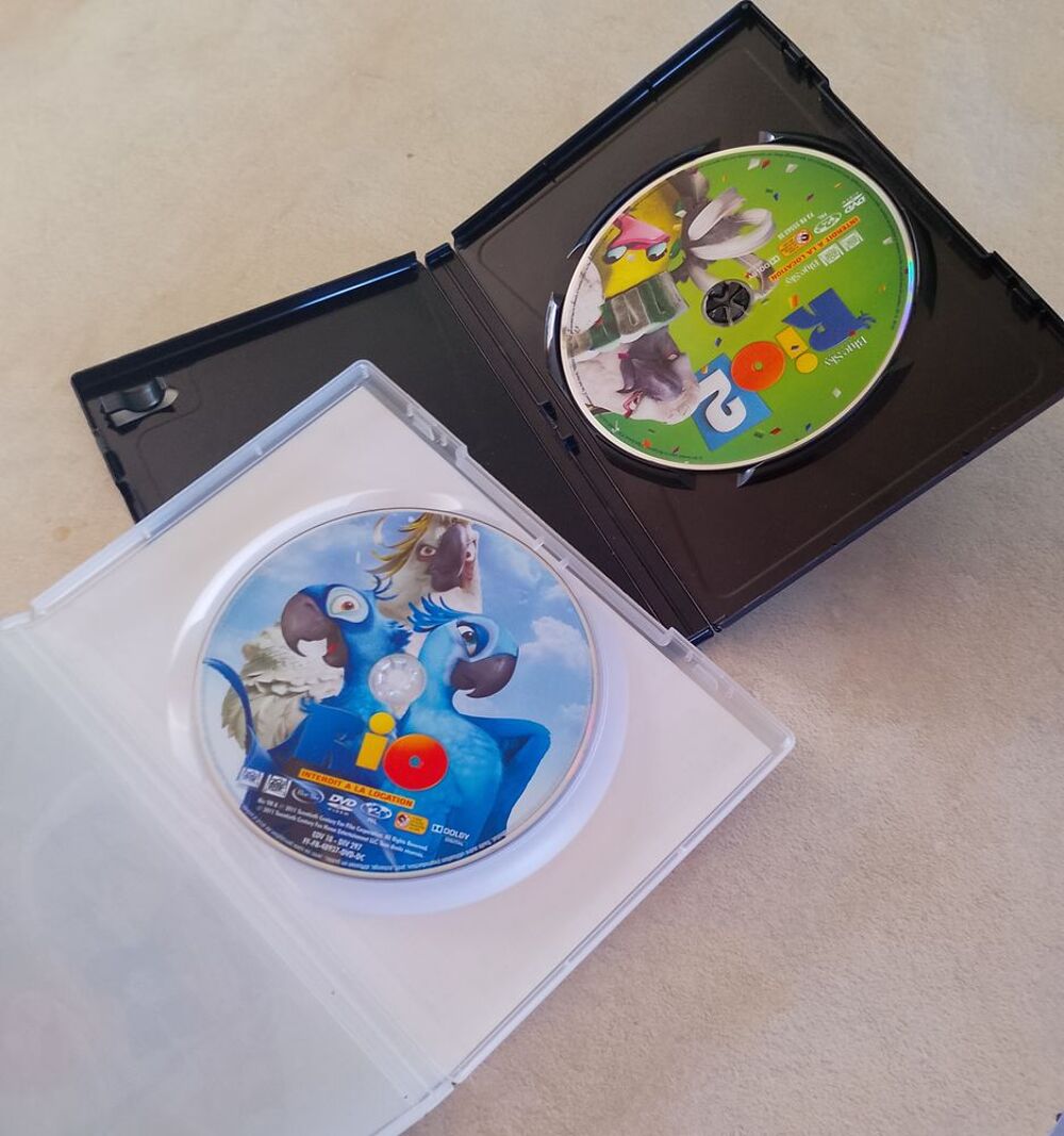 Rio et Rio 2 DVD DVD et blu-ray