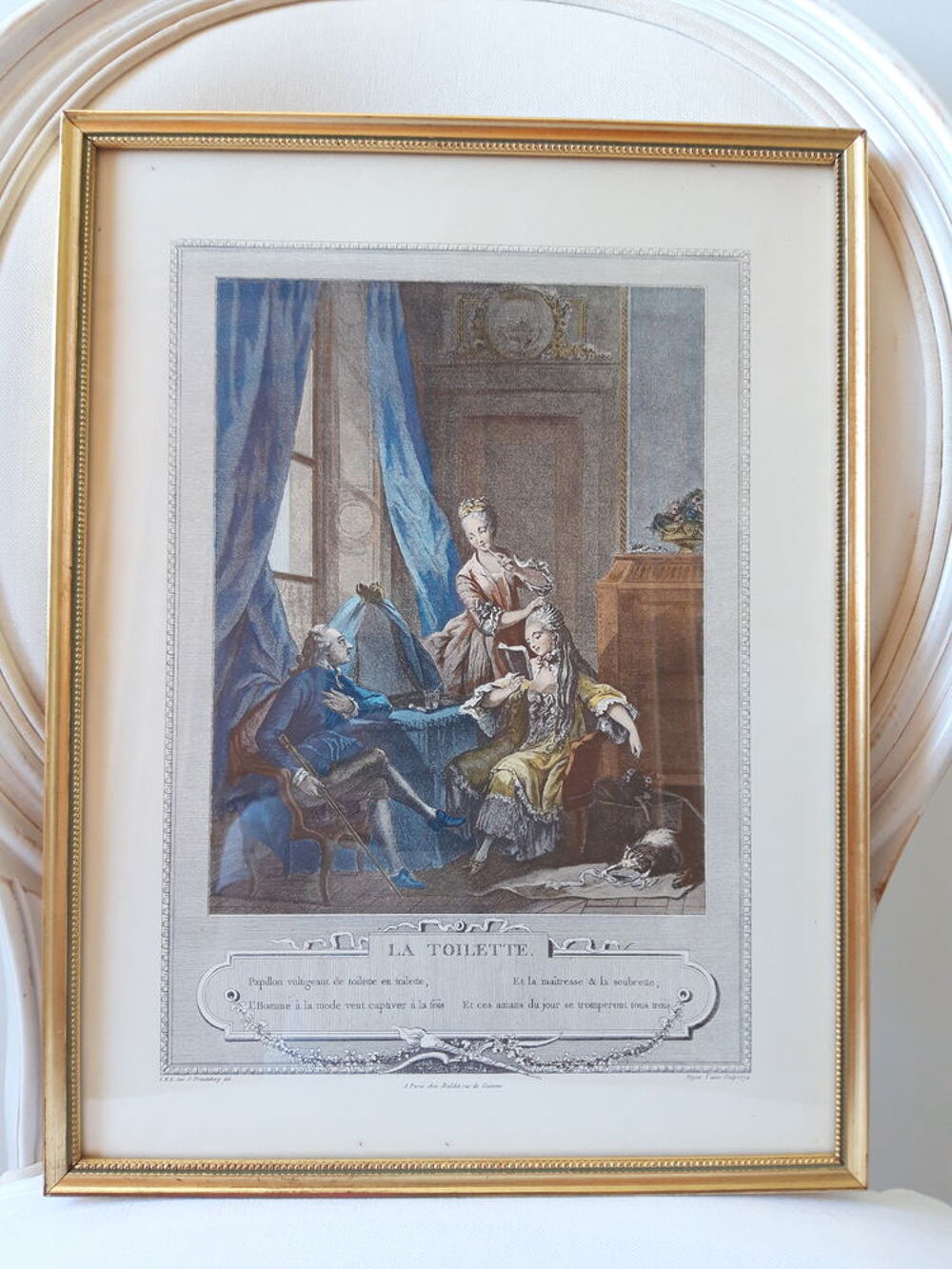 La toilette de Voyez L A&icirc;n&eacute; 1746 - 1806 Décoration