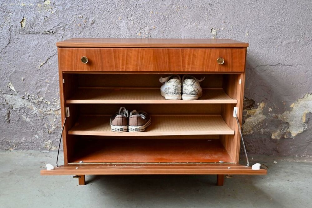 Meuble d'entr&eacute;e ou meuble &agrave; chaussures en bois vintage Meubles