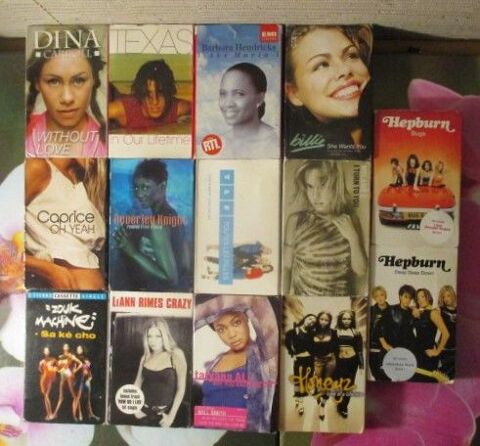 Cassettes audio single chanteuses internationales  0 H�rouville-Saint-Clair (14)