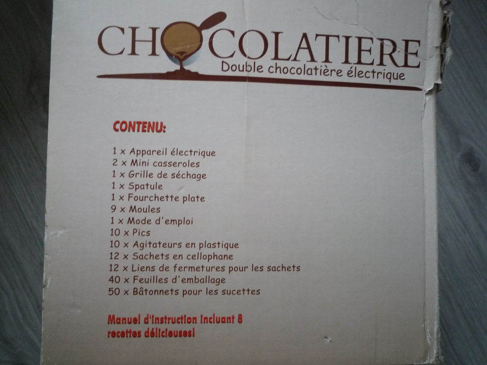 Chocolati&egrave;re &eacute;lectrique Cuisine