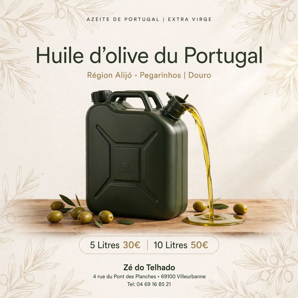 huile de olive Portugal r&eacute;gion de tras os montes Cuisine