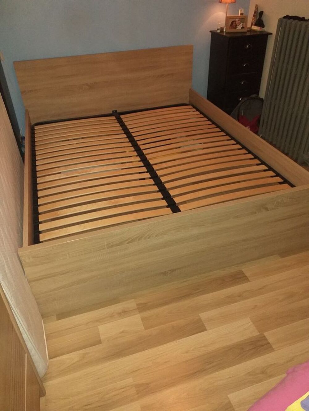 Lit 2 personnes queen size 160x200 Meubles
