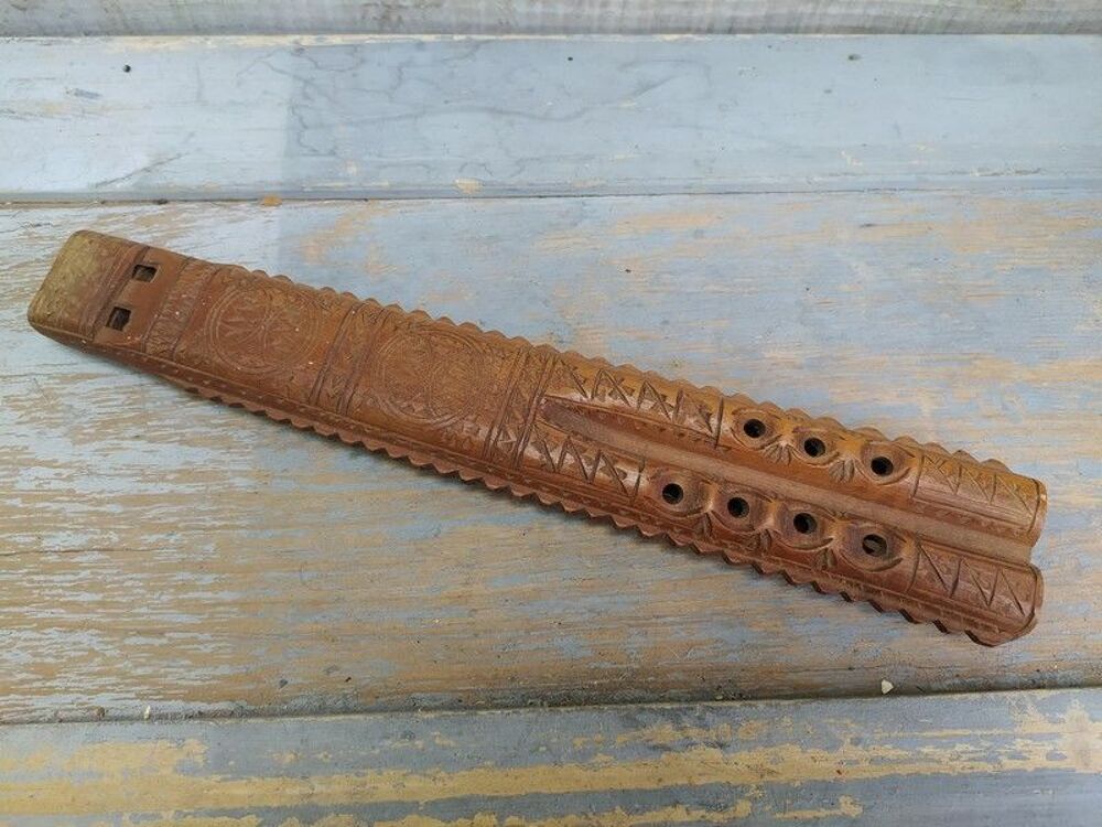 Flute Dvojnice des Balkans Dvojnice Bois Sculpt&eacute; 