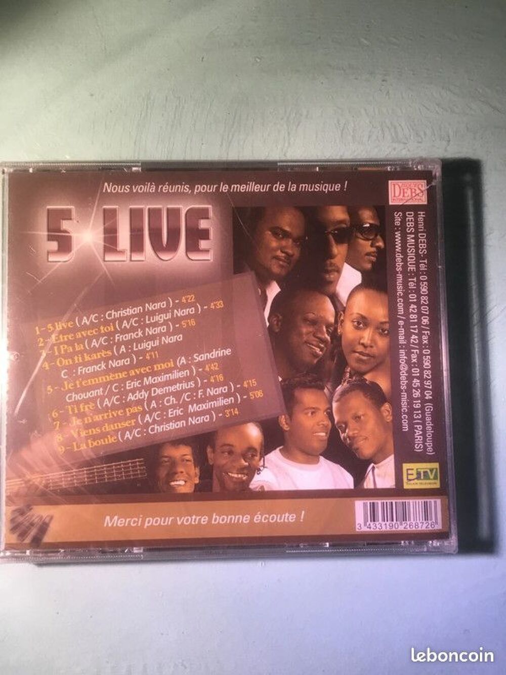 CD "5 Live" &Eacute;dition Officielle CD et vinyles