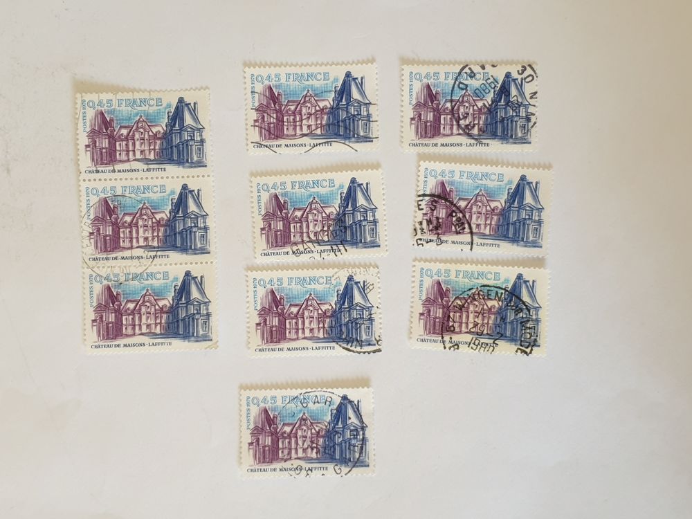 Timbre france Ch&acirc;teau de Maisons-Laffitte 1979- lot 0.60 eur 