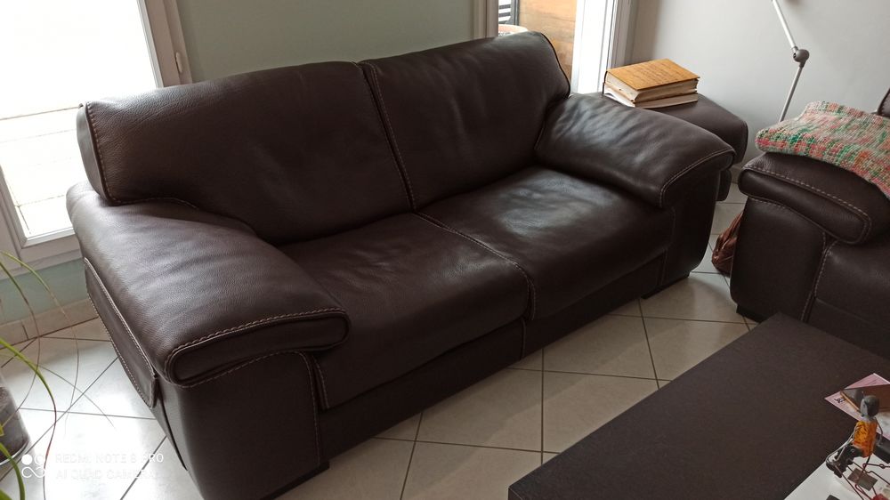 Canap&eacute; cuir Roche Bobois Meubles