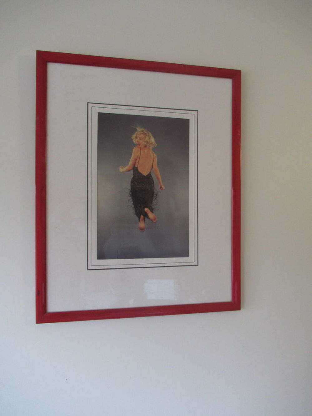 beau tableau de Marylin Monroe encadr&eacute; 