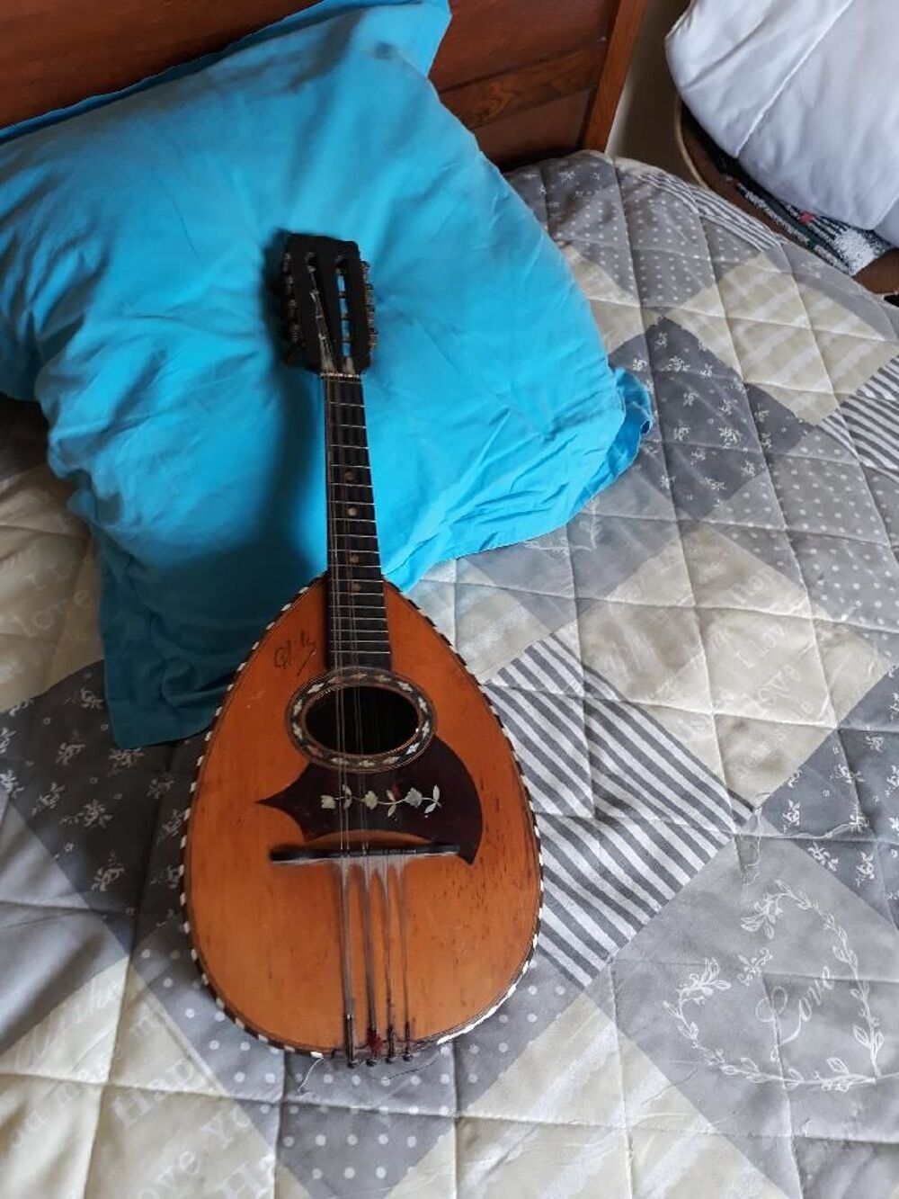 mandoline Ph&egrave;be d'&eacute;poque Instruments de musique