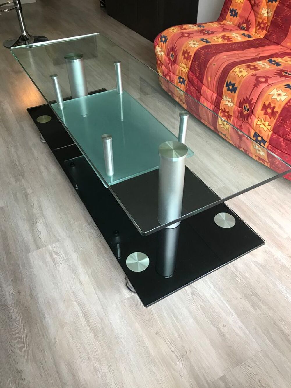 TABLE ROCHE BOBOIS EN VERRE Meubles