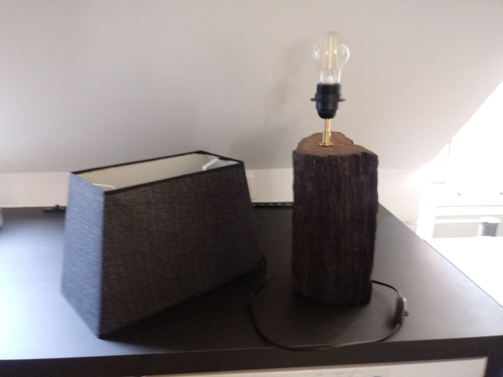 Lampe Bois Flott&eacute; Décoration