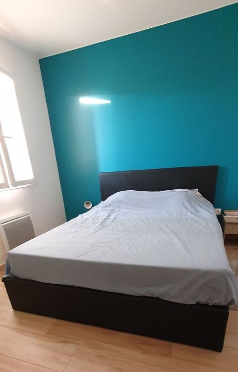 Lit adulte 160x200cm avec sommier en excellent tat 200 Rambouillet (78)