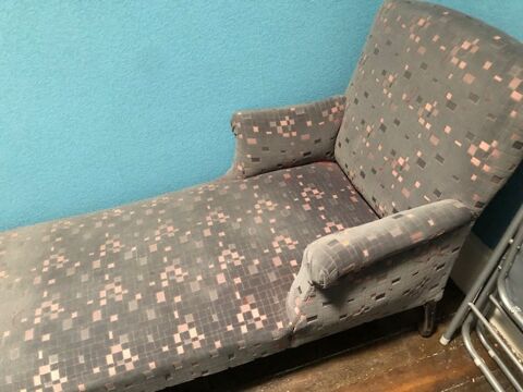 Canap� M�ridienne Gris Motif Pixelis� 0 Nancy (54)