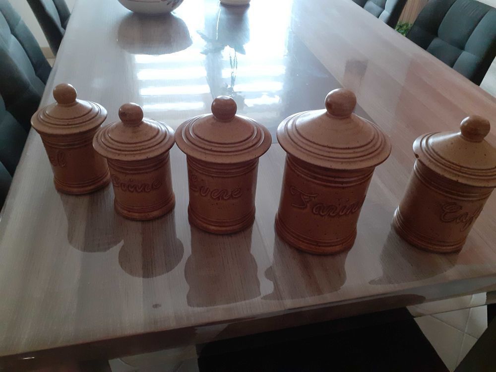 ensemble de 5 pots Vallauris 