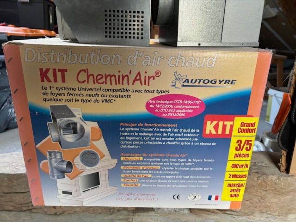 2 circulateurs d'air chaud Autogyre Bricolage