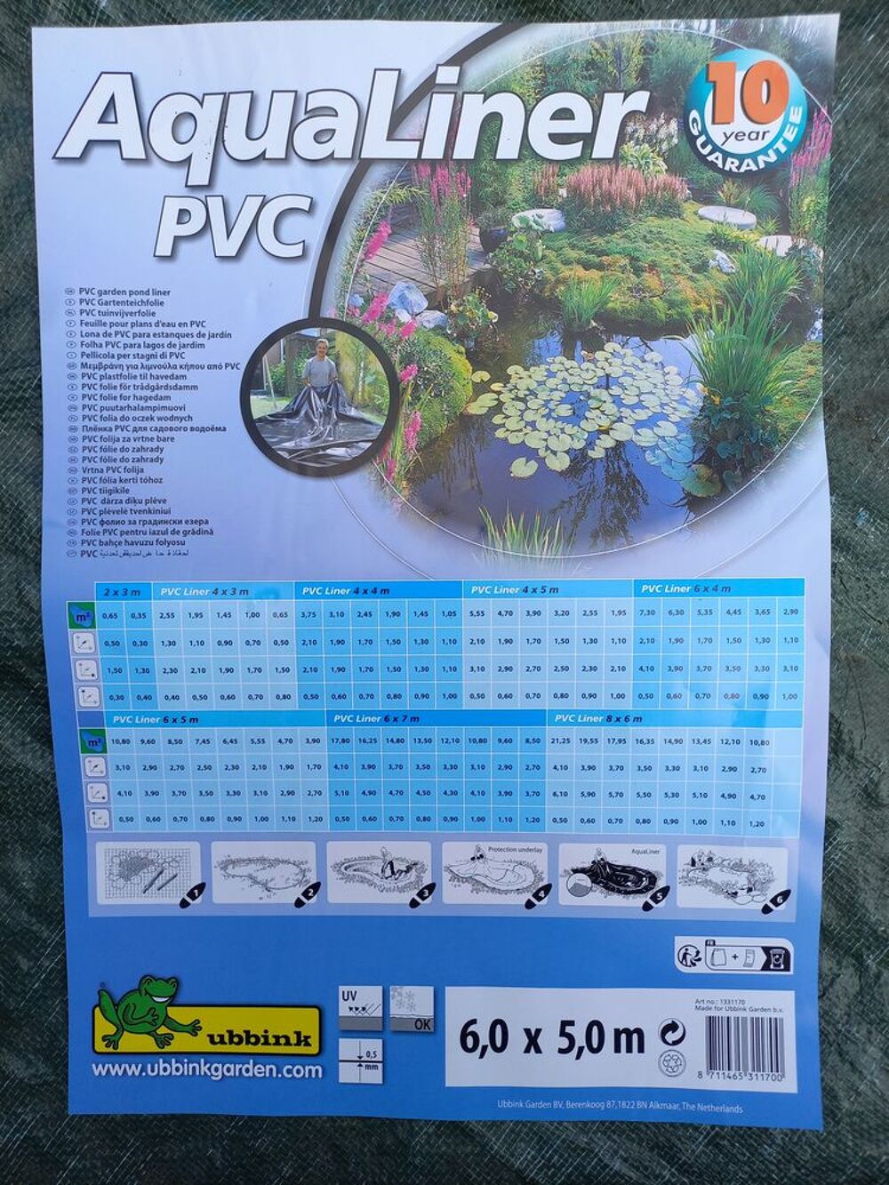Bache bassin Jardin