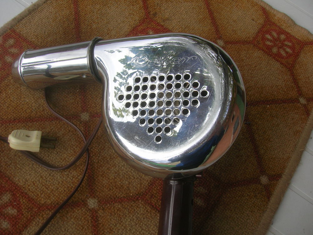 S&egrave;che Cheveux CALOR VINTAGE tout INOX ann&eacute;es 50/60 Electroménager