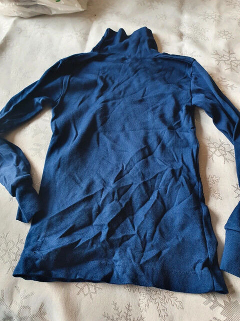 tee-shirt manche longue  col roul  12 mois  bleu marine  1 Aubvillers (80)