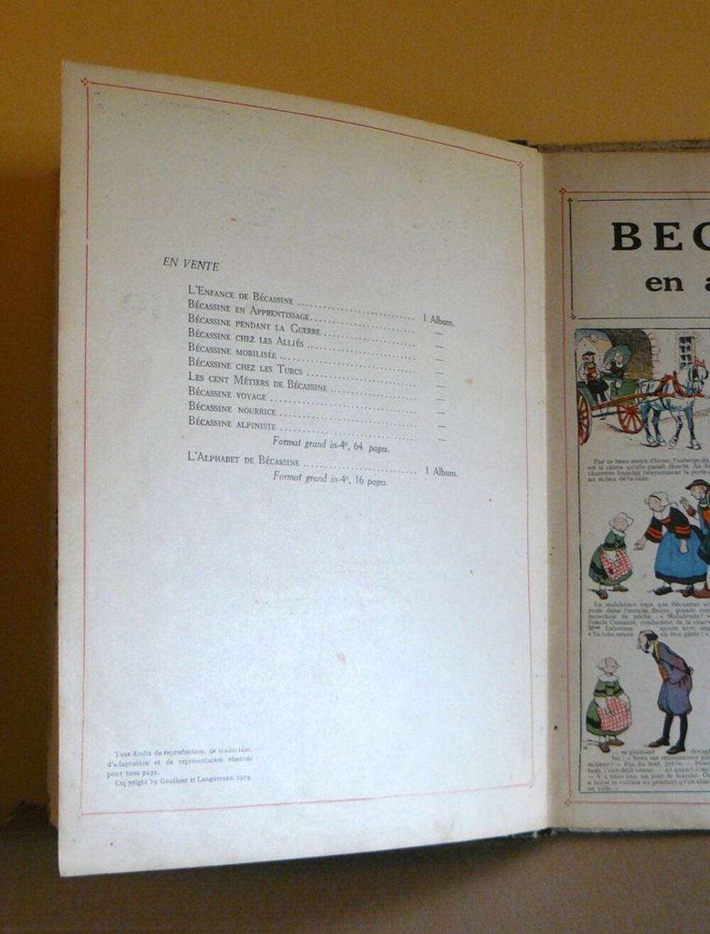 B&eacute;cassine en apprentissage - Pinchon - Gautier-Languereau Livres et BD