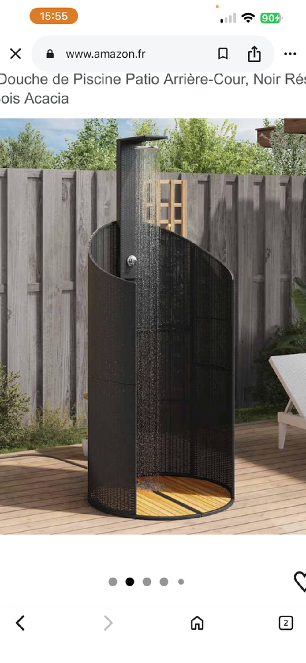 Douche de jardin / piscine design ? Excellent &eacute;tat Jardin