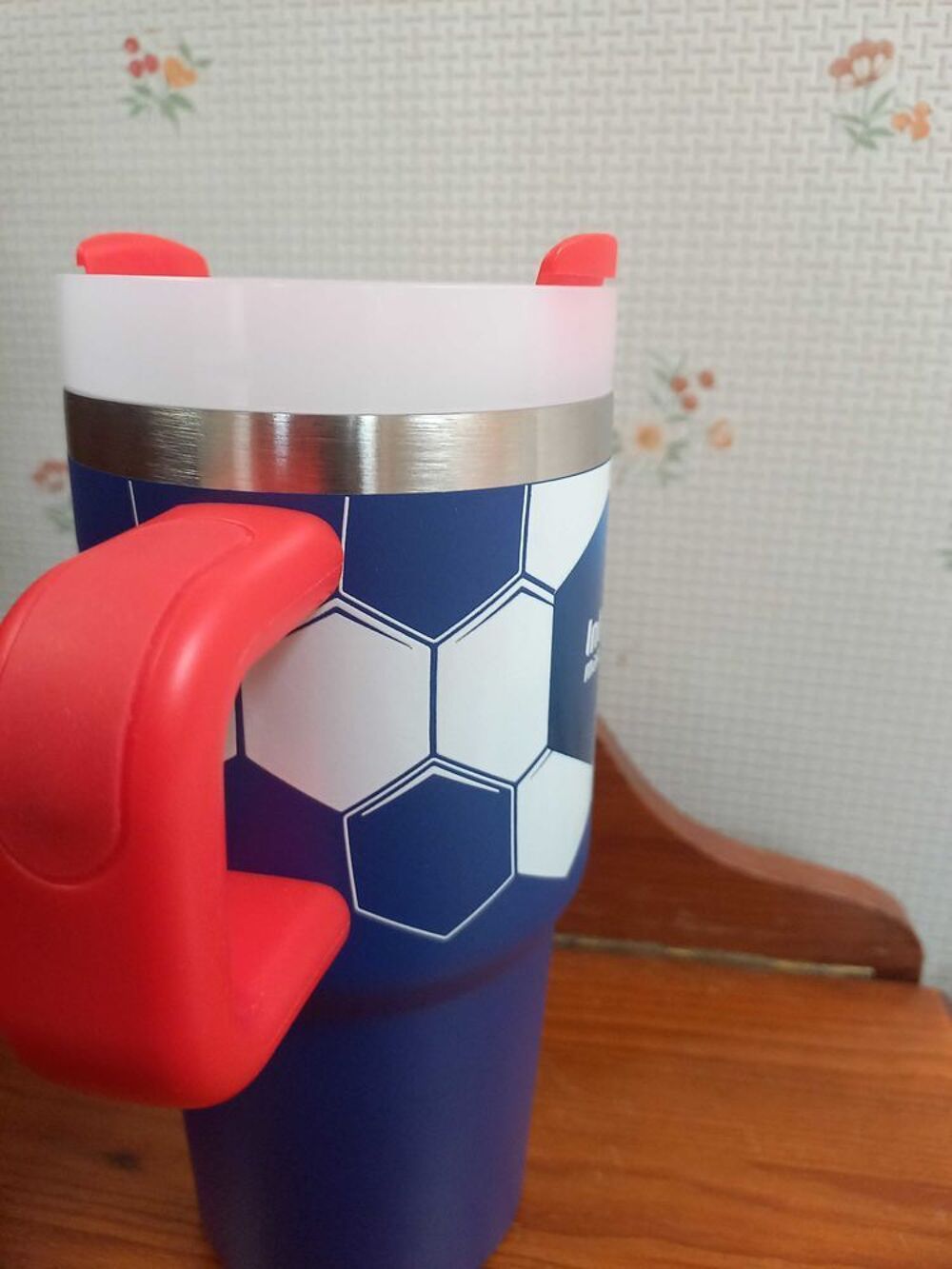 Mug isotherme aux couleurs de l'Equipe de France 