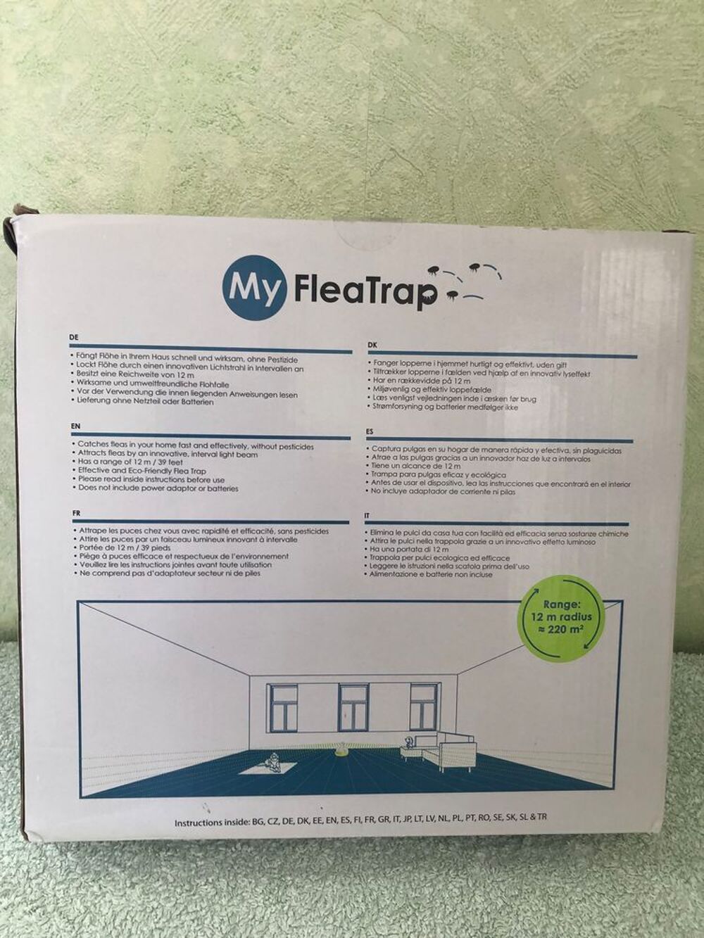 Pi&egrave;ge &agrave; Puces / Attrape Puces myFleaTrap Electroménager