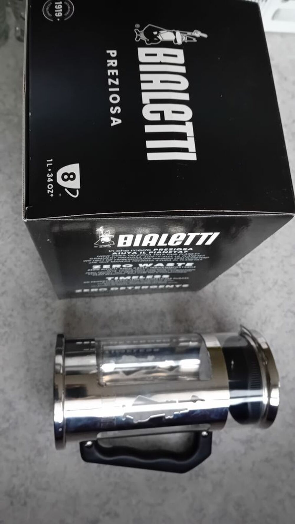 Cafeti&egrave;re Bialetti inox 8L originale neuve. Electroménager