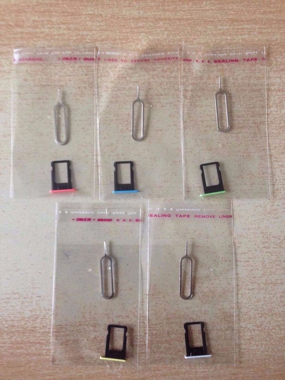 Tiroir support carte sim iphone 5c + extracteur Téléphones et tablettes