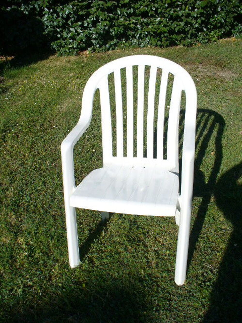 Ensemble 4 fauteuils "Grosfillex" type Miami Jardin