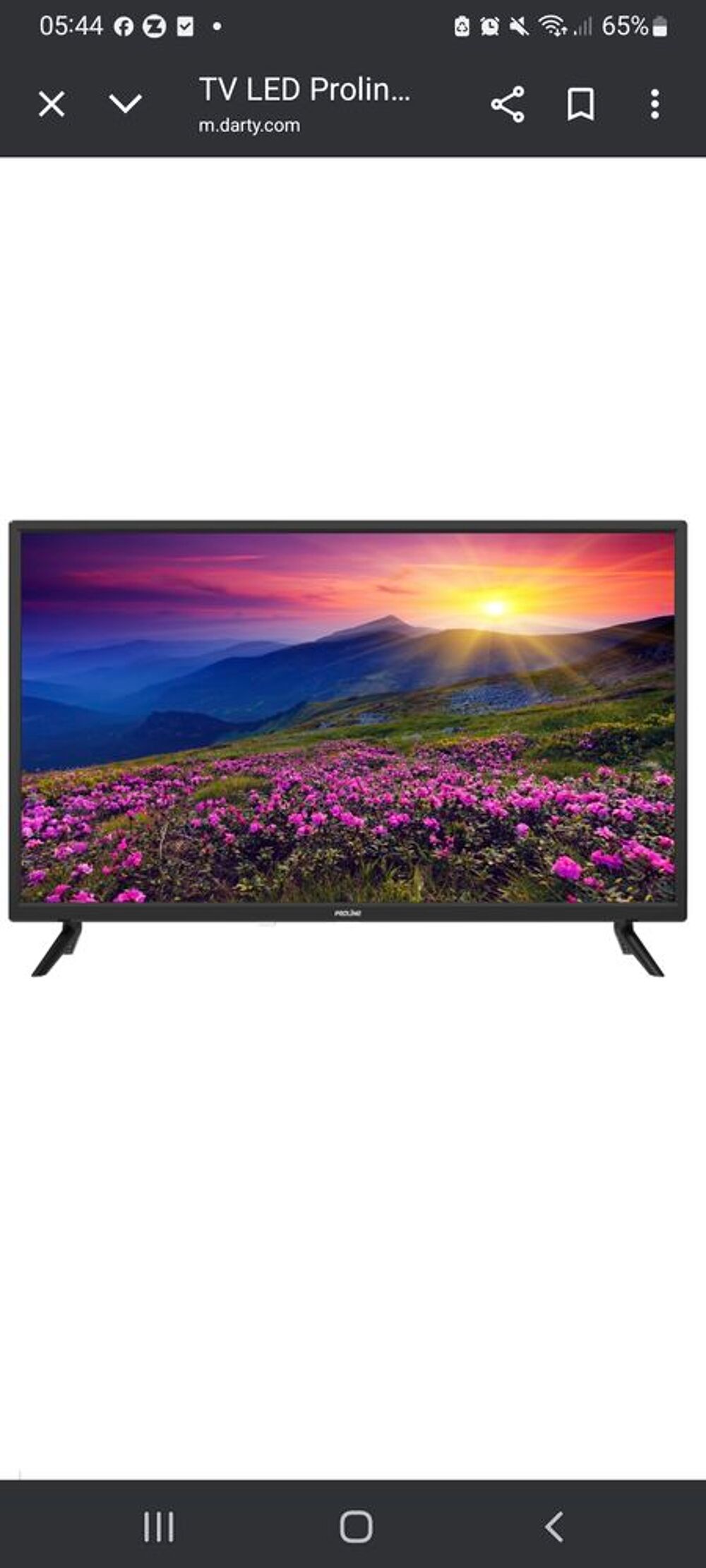 Tv proline noir 80cm 32" Photos/Video/TV