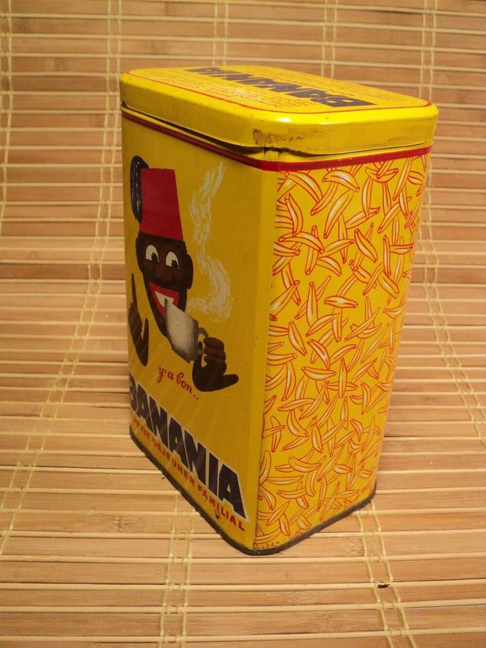 Ancienne Boite 1kg Publicit&eacute; Banania 