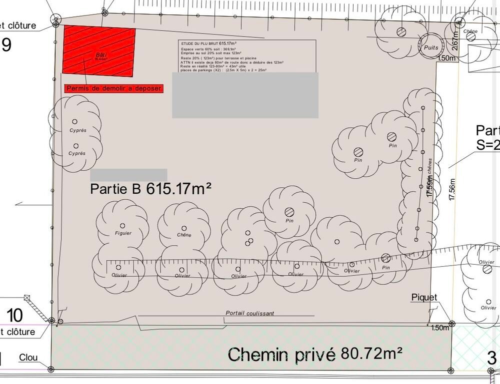 Vente Terrain Terrain constructible Marignane Lacanau Marignane