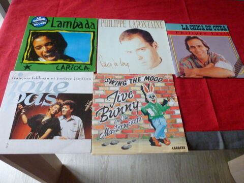 Vinyles 45 tours 1989 x 5 5 Thiais (94)