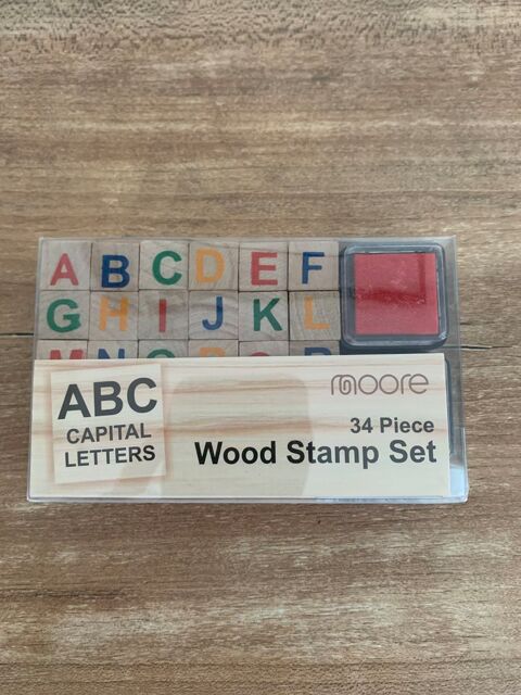 jeu éducatif en bois alphabet en tampon 32 pièc Saleilles (66)