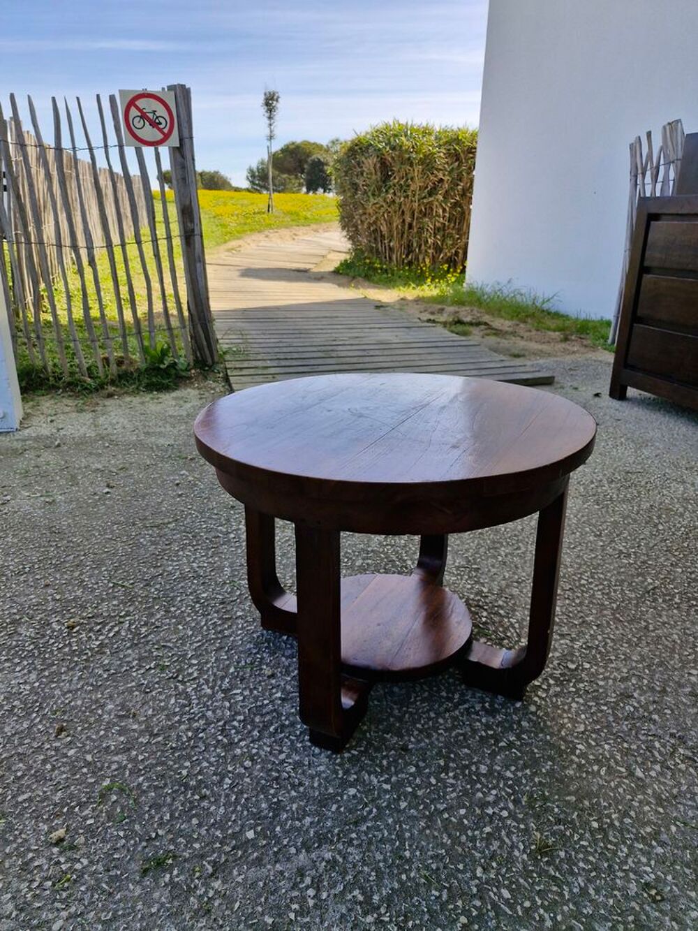 Table basse en acajou Meubles
